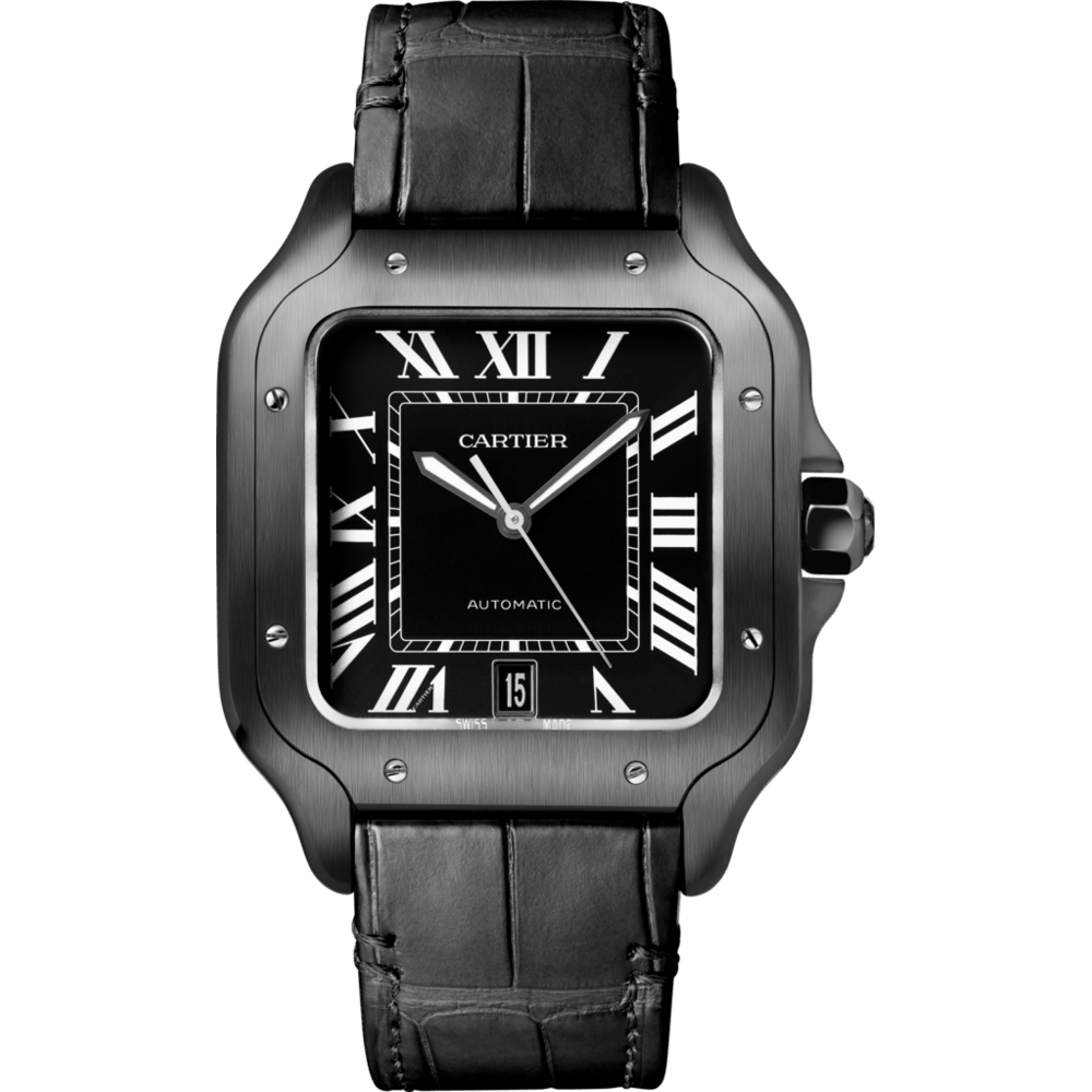 Santos de Cartier Large Black ADLC