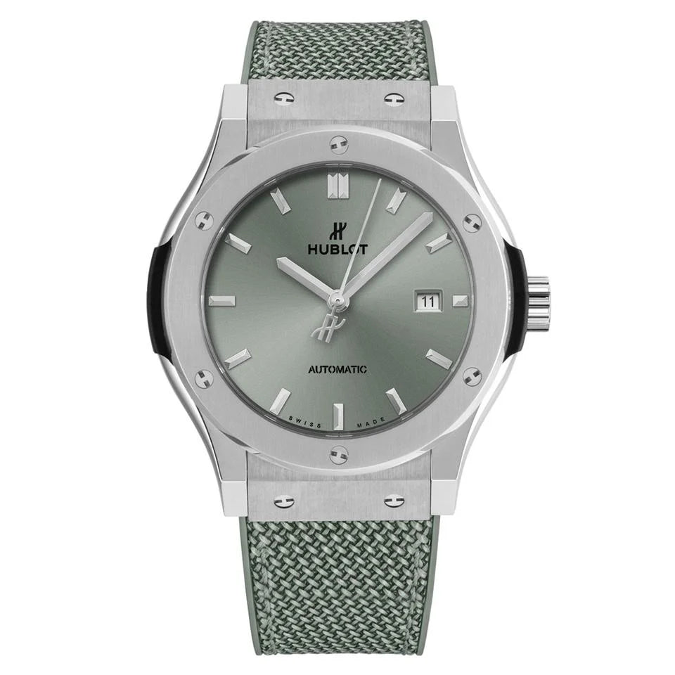 Classic Fusion Titanium Sage Green 42mm