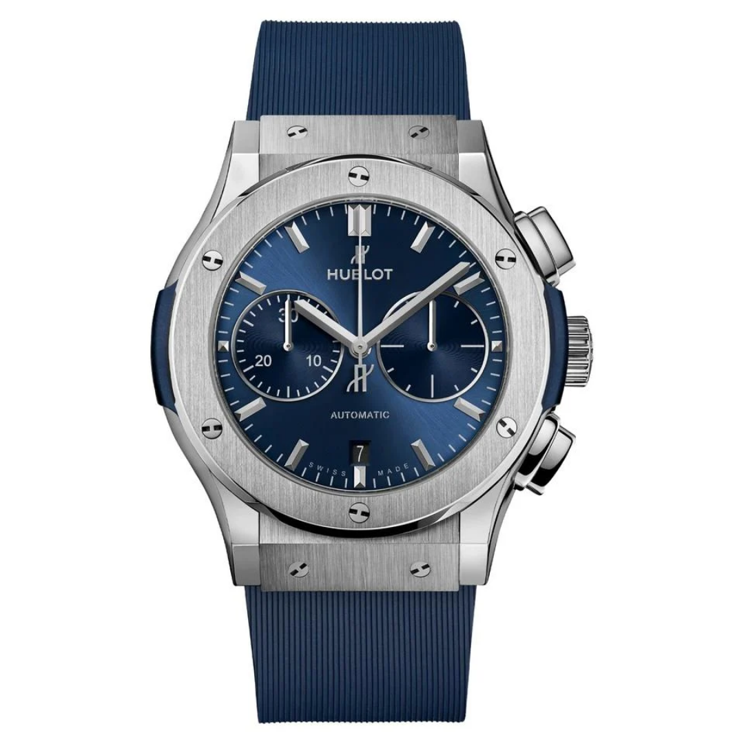 Classic Fusion Chronograph Titanium Blue 42mm