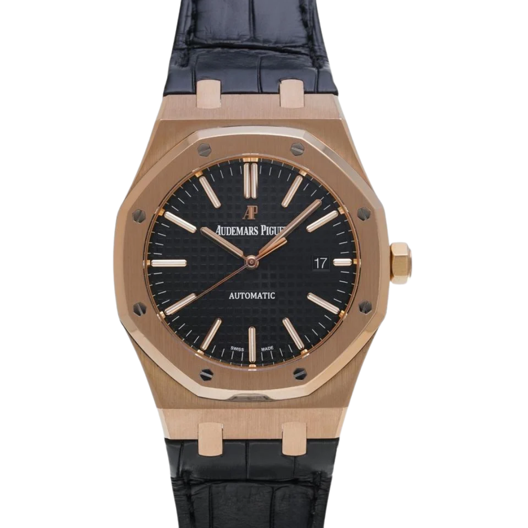 Royal Oak Selfwinding Rose Gold Black 41mm