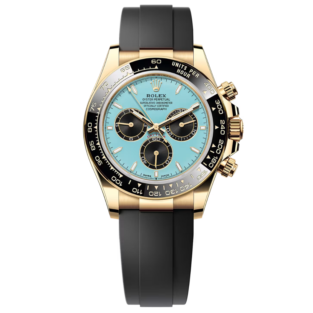 Cosmograph Daytona Turquoise Blue Oysterflex 40mm