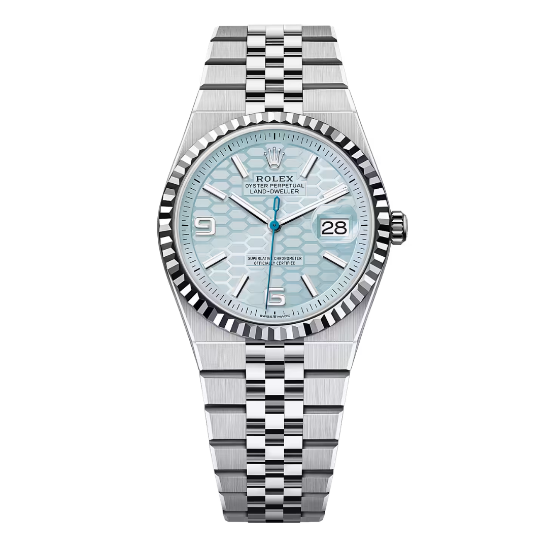 Land-Dweller 40 Ice Blue Platinum