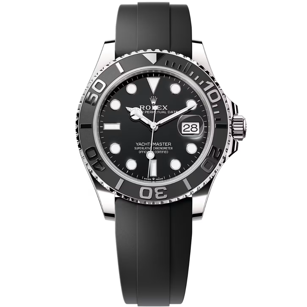 Yacht-Master 42 White Gold Oysterflex