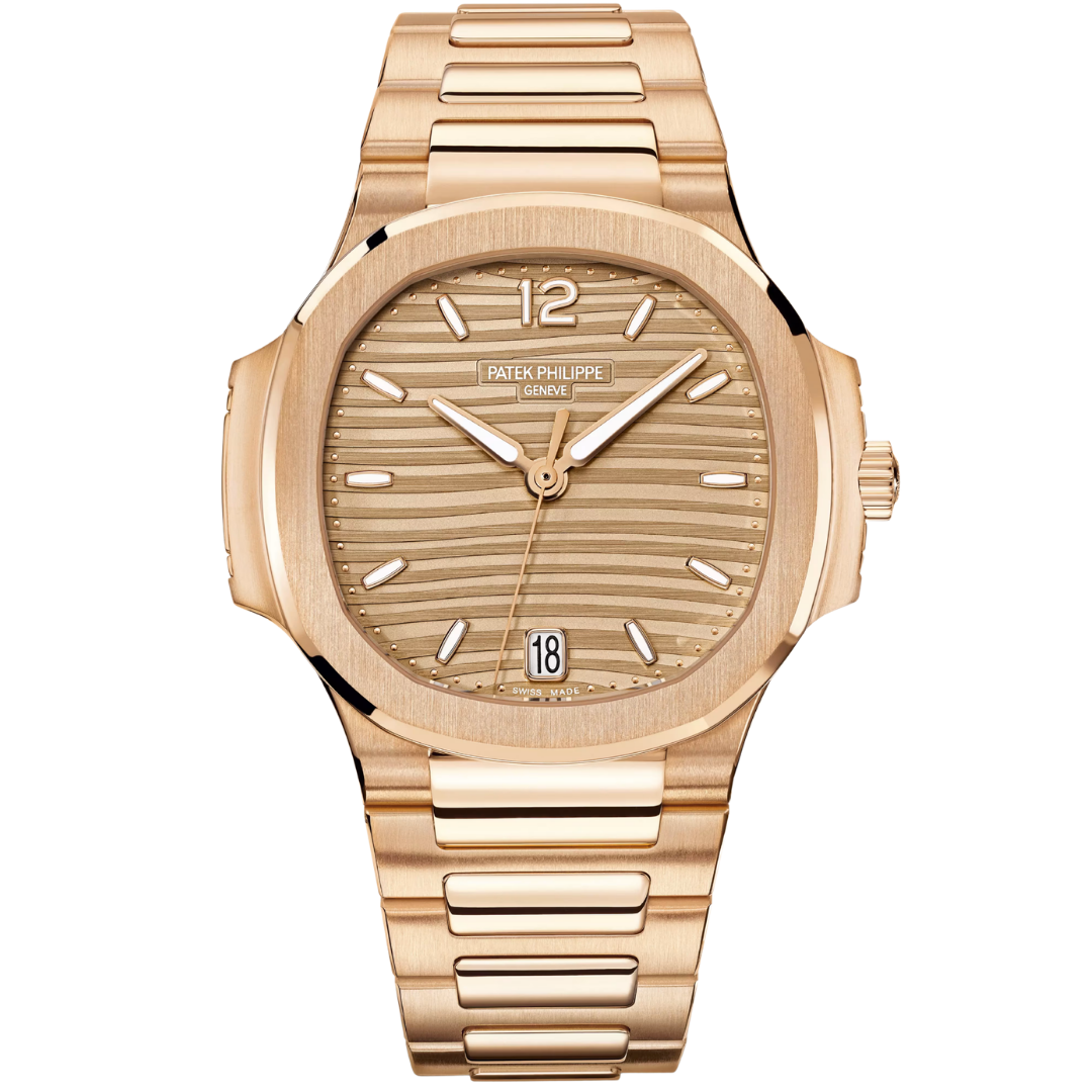 Nautilus Rose Gold Golden Brown 35.2mm