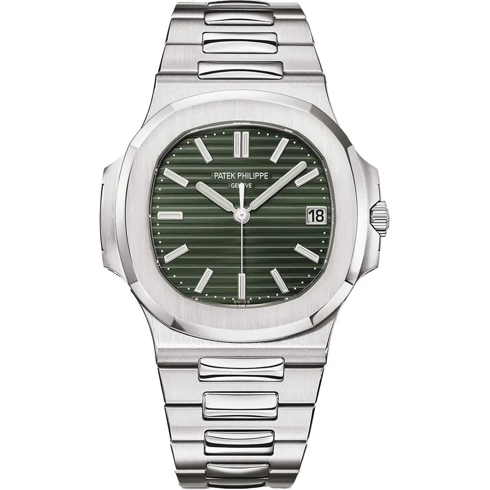 Nautilus Olive Green Steel 40mm