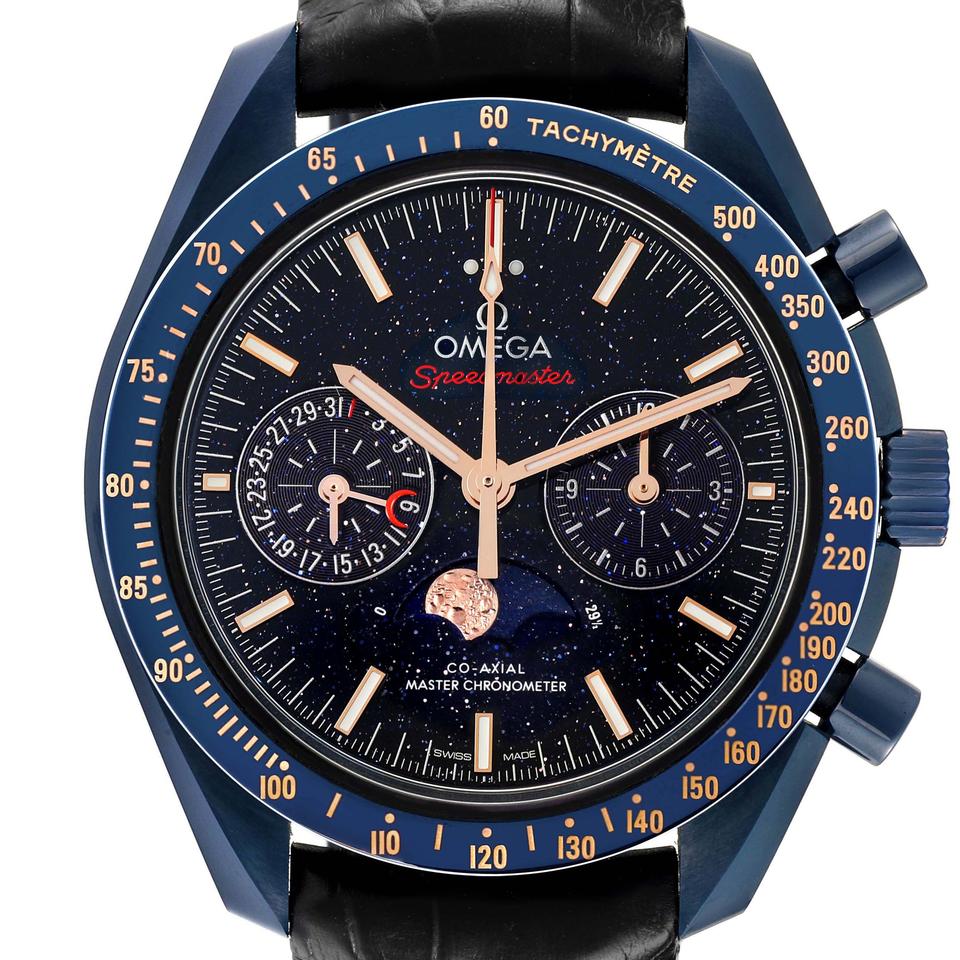 Speedmaster Blue Side of the Moon Aventurine 44.25mm