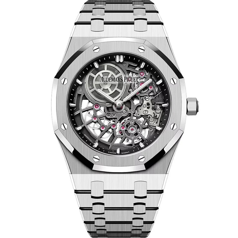Royal Oak “Jumbo” Extra-Thin Openworked White Gold 39mm