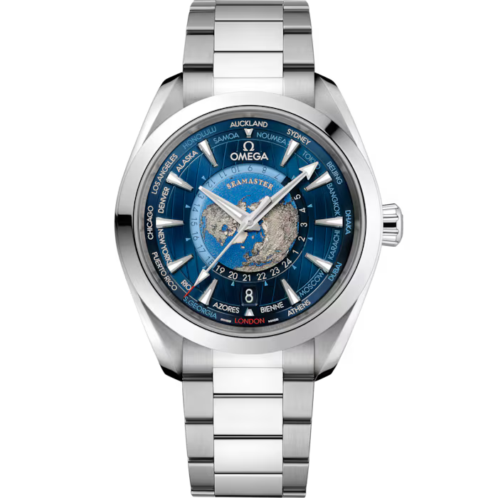 Seamaster Aqua Terra Worldtimer Blue 43mm