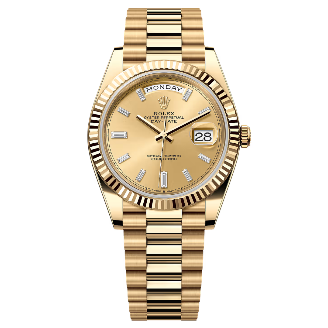 Day-Date 36 Yellow Gold Diamond Champagne