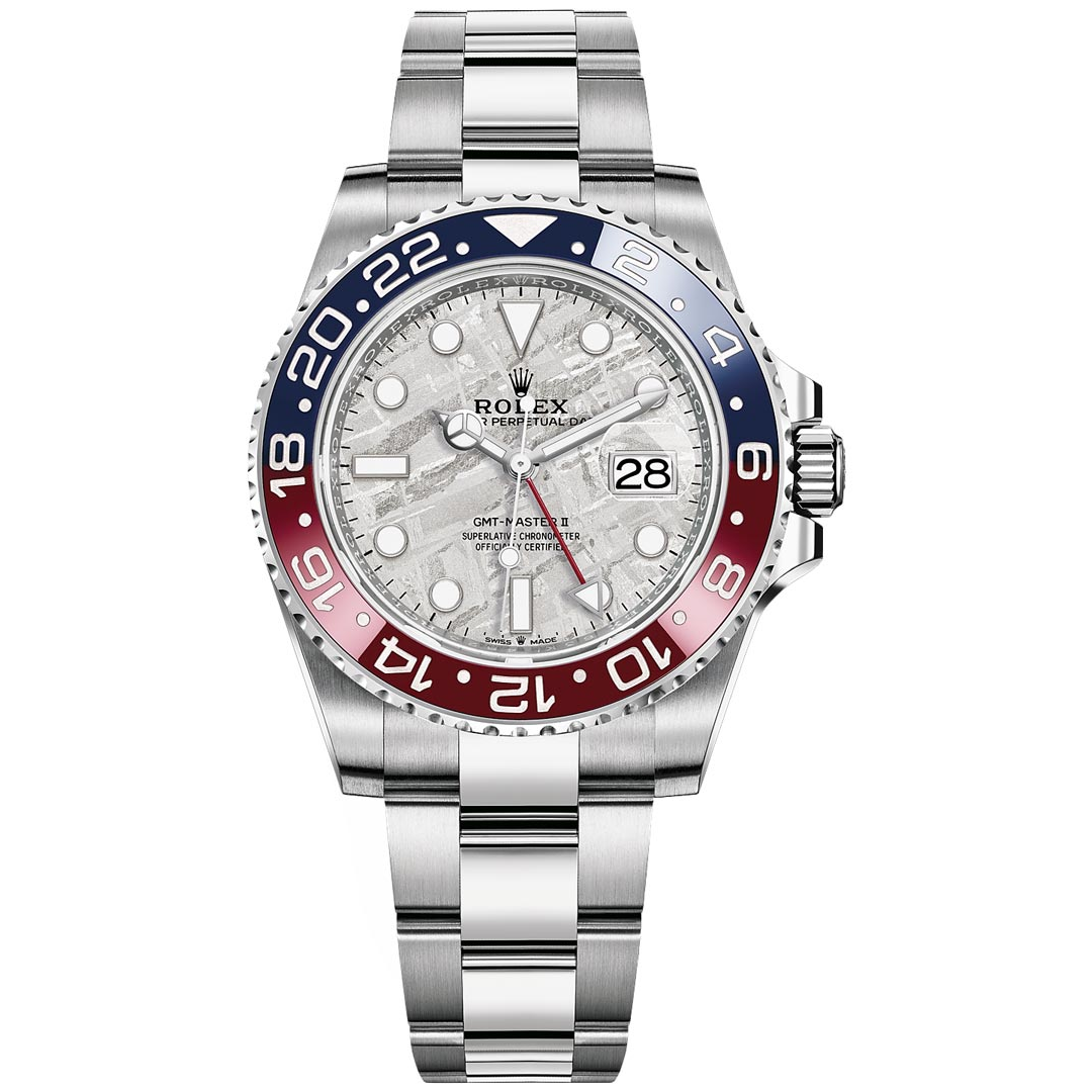 GMT-Master II “Pepsi” Meteorite White Gold 40mm