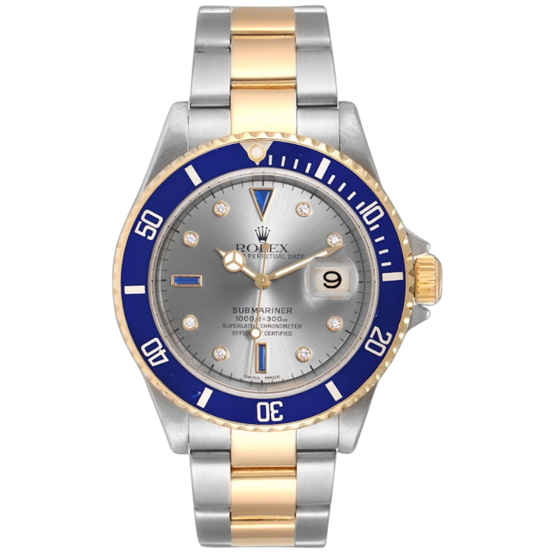 Submariner Date Silver Serti 40mm