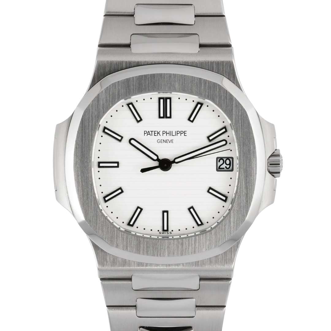 Nautilus White Dial Steel 40mm